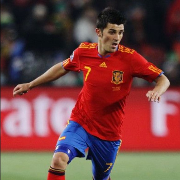 2010 Spain Home Jersey - David Villa #7 - Picture 2 of 3